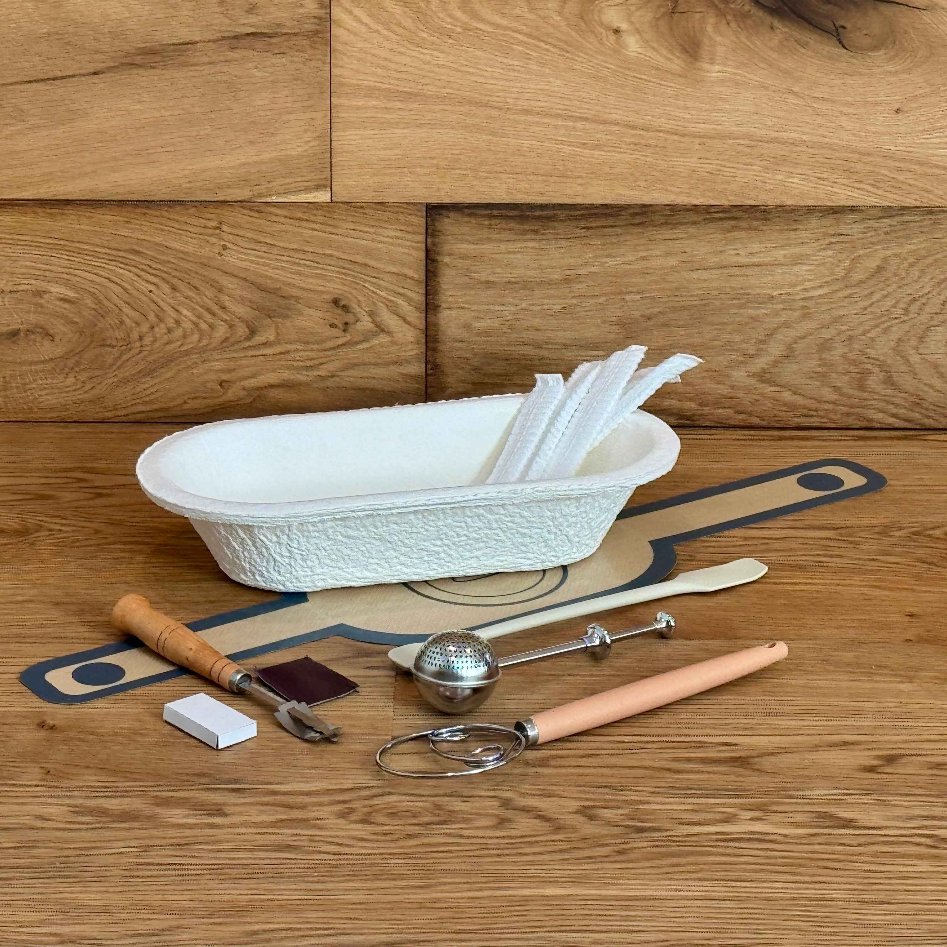 Essential Sourdough Kit For Beginners (Wood Pulp Oval) - Sourdough Supply Co.