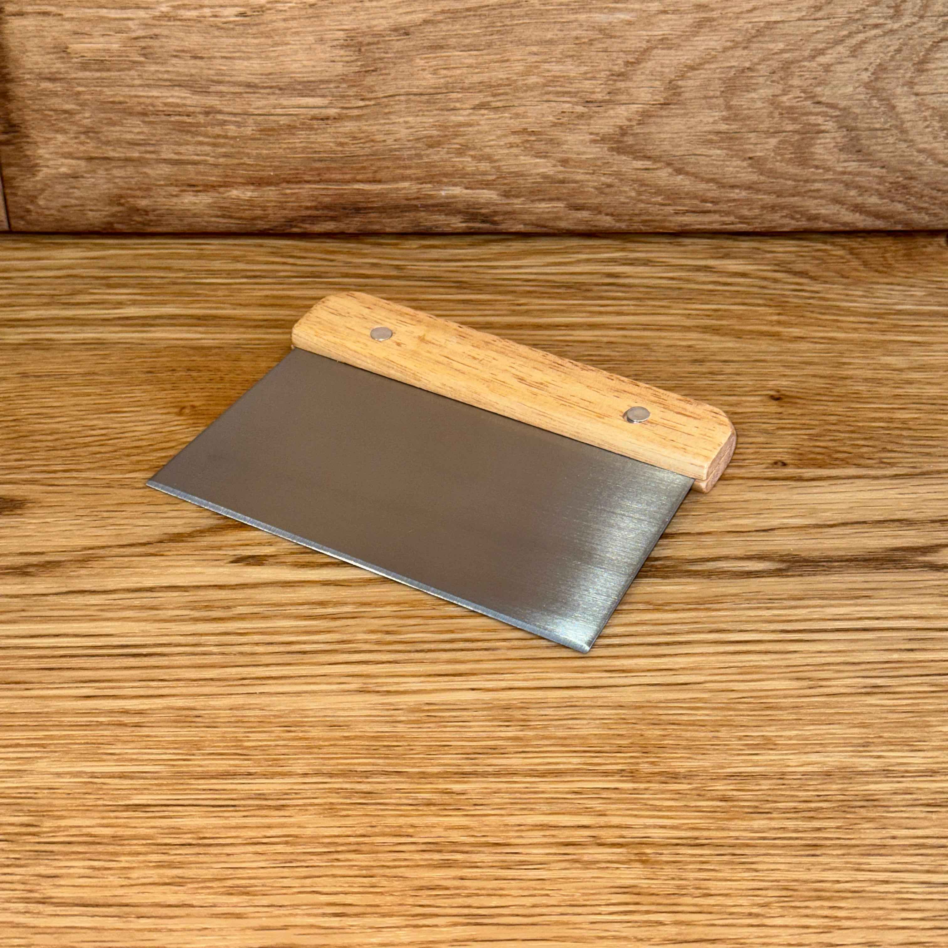 Dough Scraper with Wooden Handle - Sourdough Supply Co.