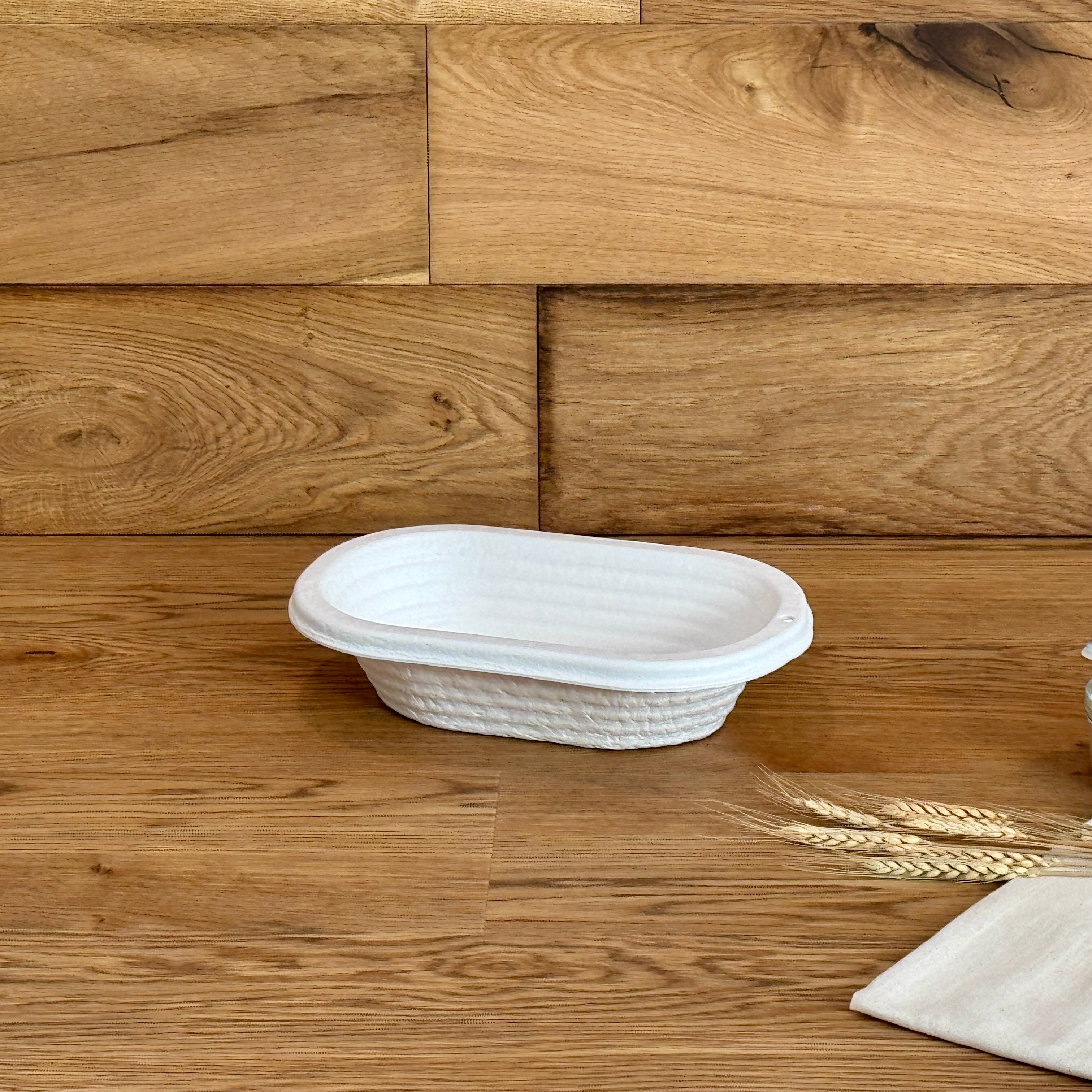 Oval Sugarcane Sourdough Banneton – 24.5cm long Proofing Basket - Sourdough Supply Co.