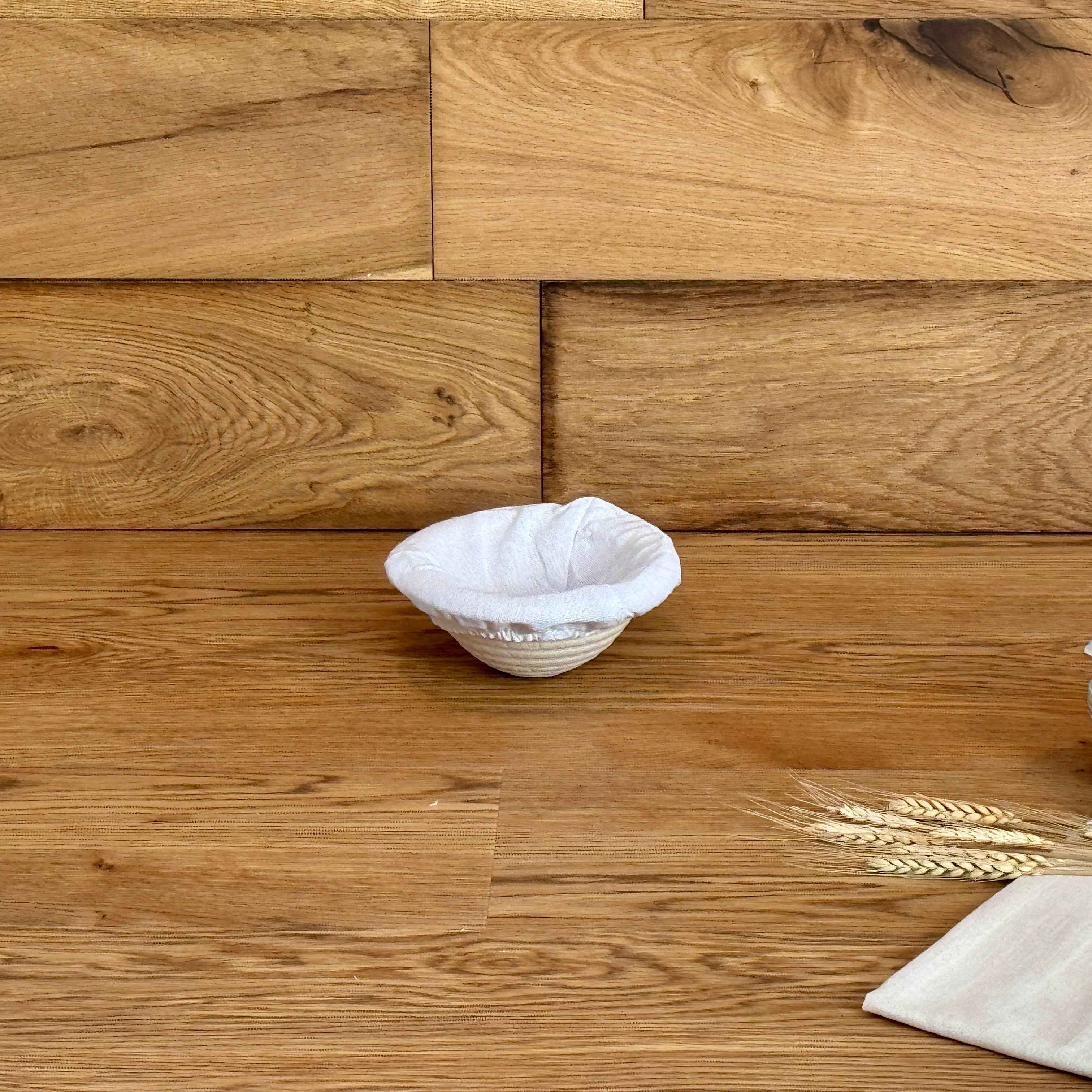 Sourdough Pizza Proofing Basket and Linen Liner 13cm