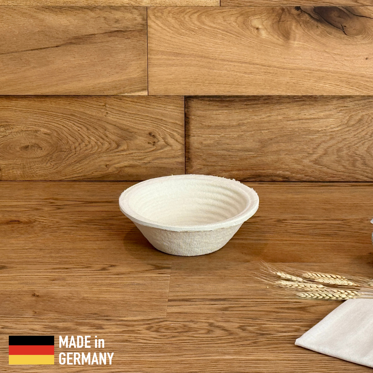 Wood Pulp Banneton Proofing Basket Round Crease - Sourdough Supply Co.