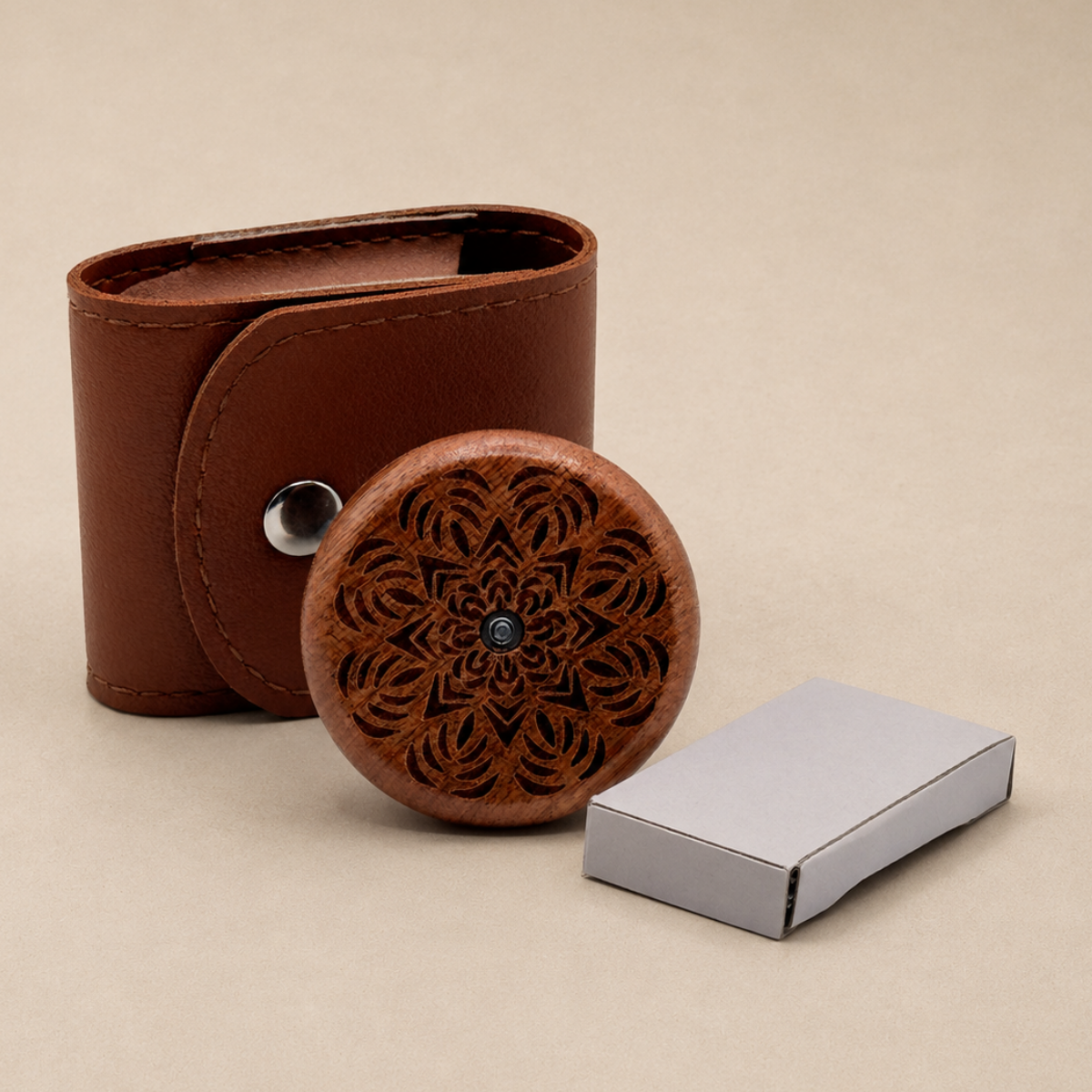 Walnut Wood Bread Lame with Leather Case and Replaceable Blades - Sourdough Supply Co.