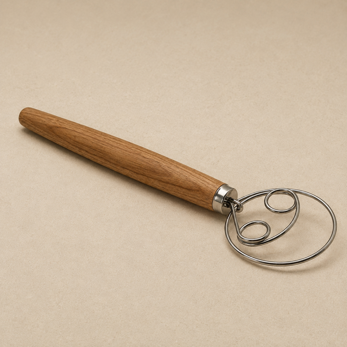 Oak Danish Dough Whisk 33cm - Sourdough Supply Co.
