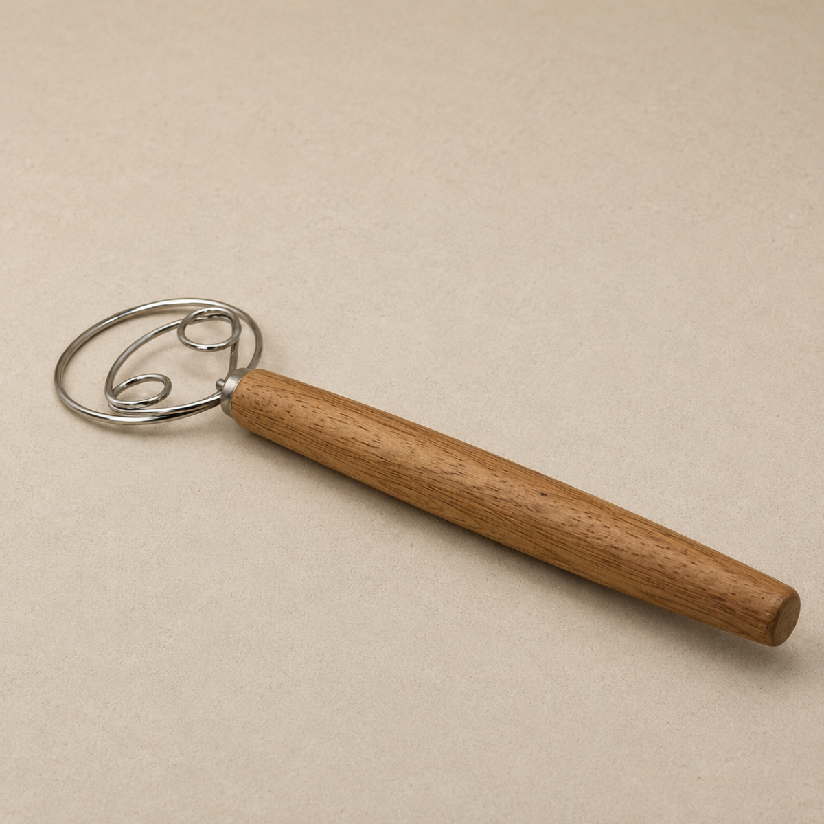 Oak Danish Dough Whisk 33cm - Sourdough Supply Co.