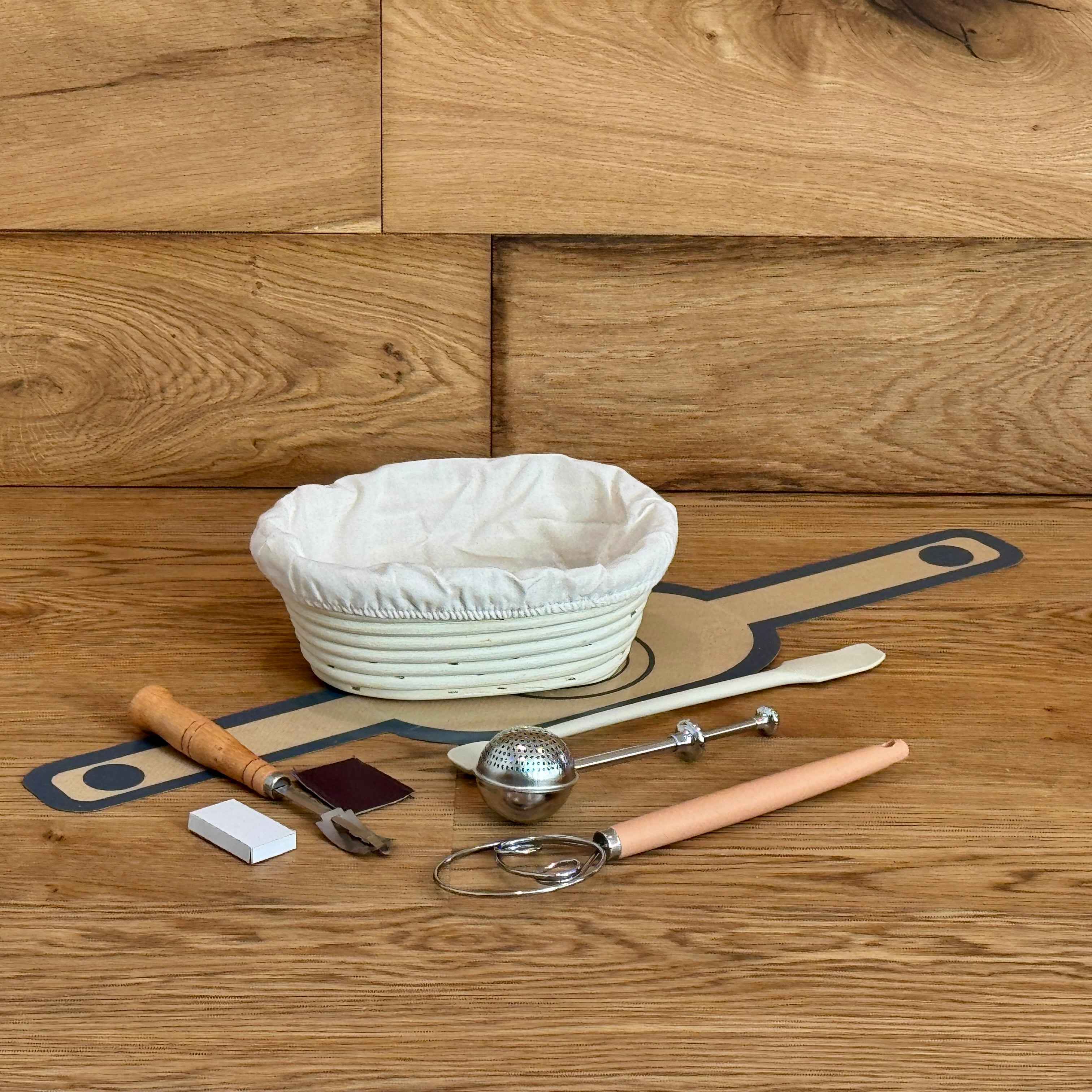 Essential Sourdough Kit For Beginners (Bamboo Oval) - Sourdough Supply Co.