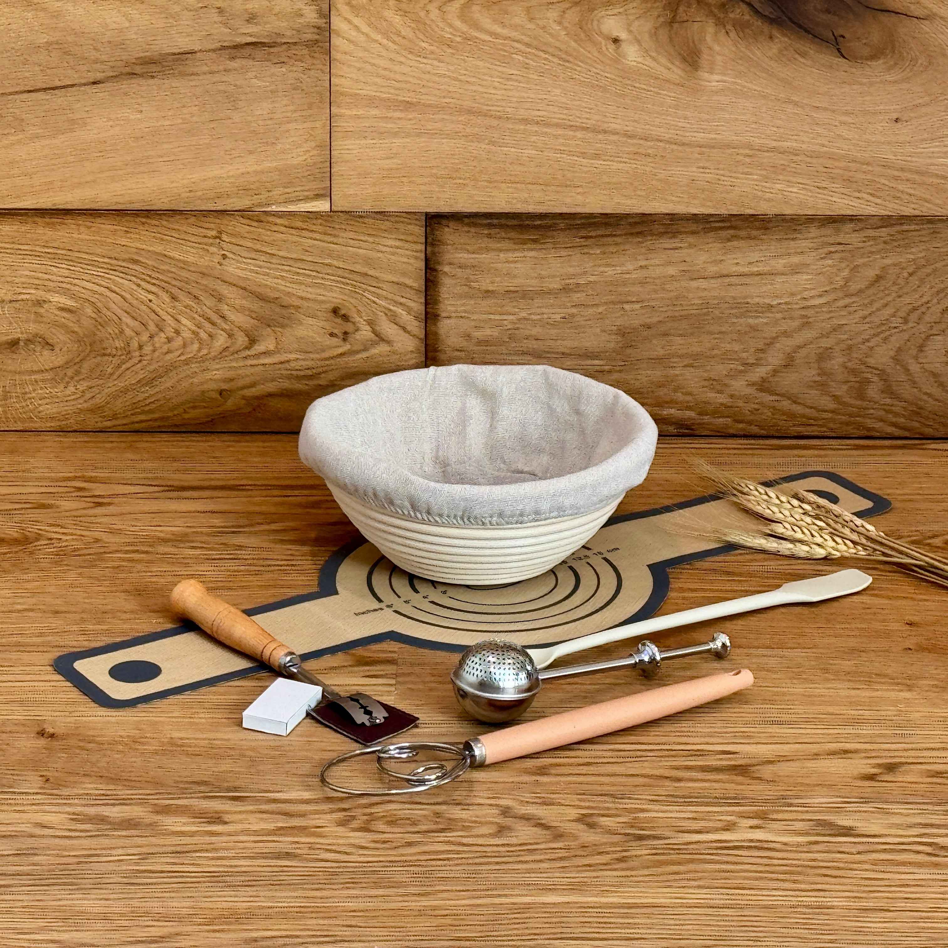 Essential Sourdough Kit For Beginners (Bamboo Round) - Sourdough Supply Co.