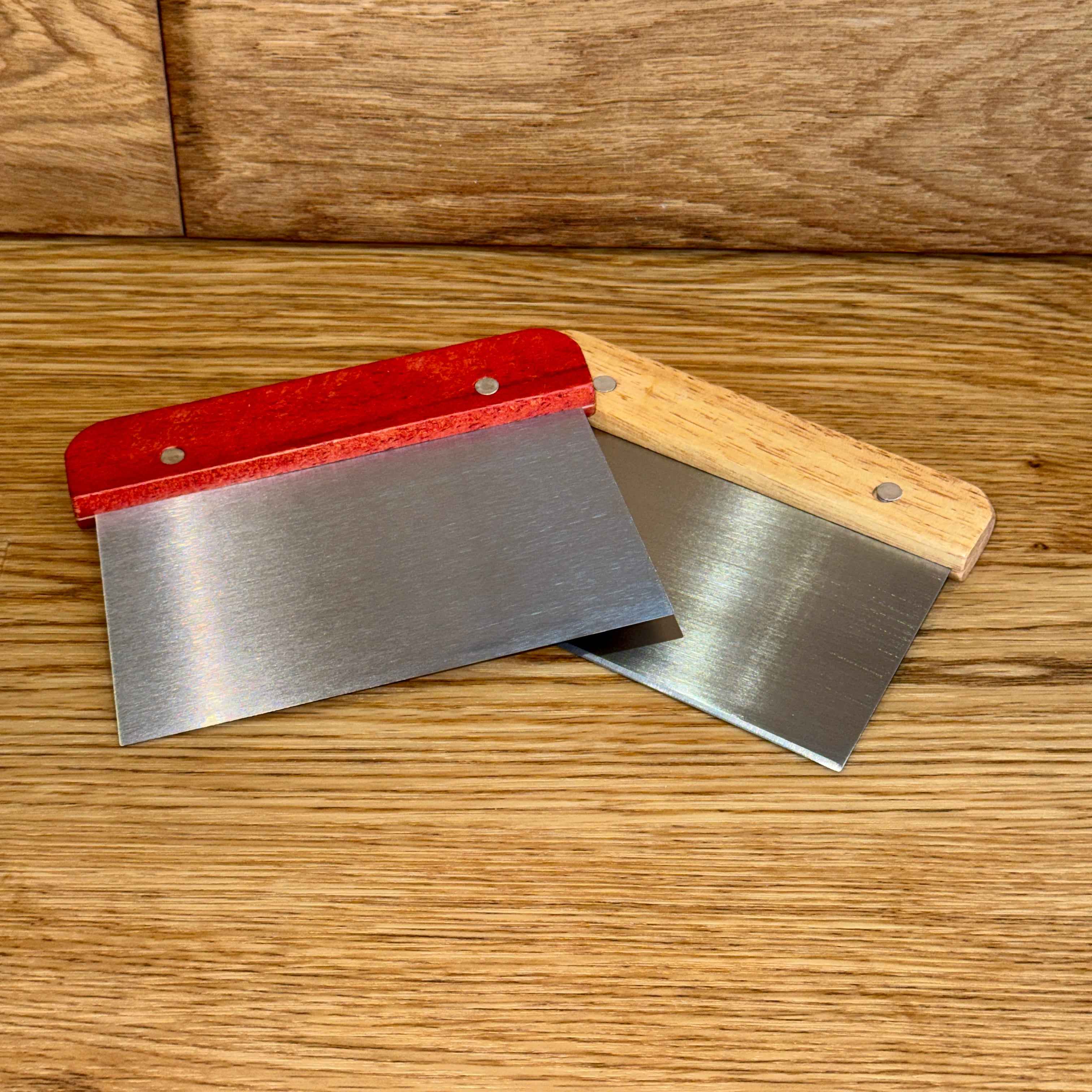 Dough Scraper with Wooden Handle - Sourdough Supply Co.