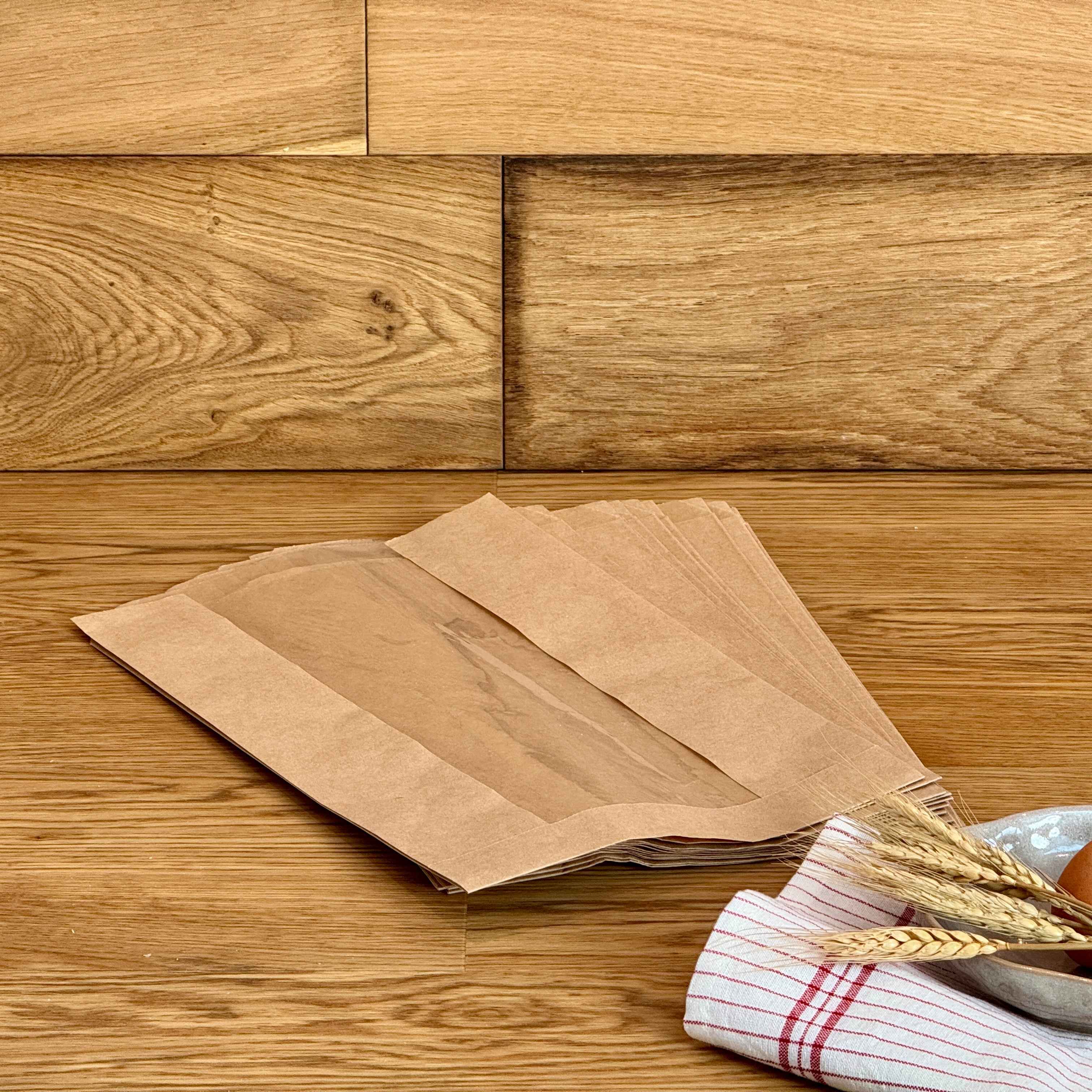 Kraft Paper Bread Bags 35 × 21 × 9cm (Pack of 10) - Sourdough Supply Co.