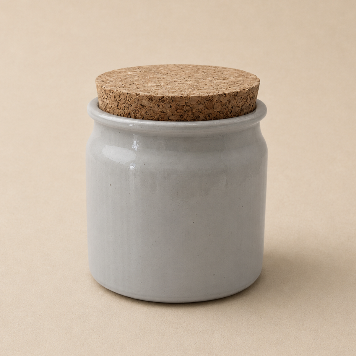 Stoneware Pot and Cork Lid 160ml