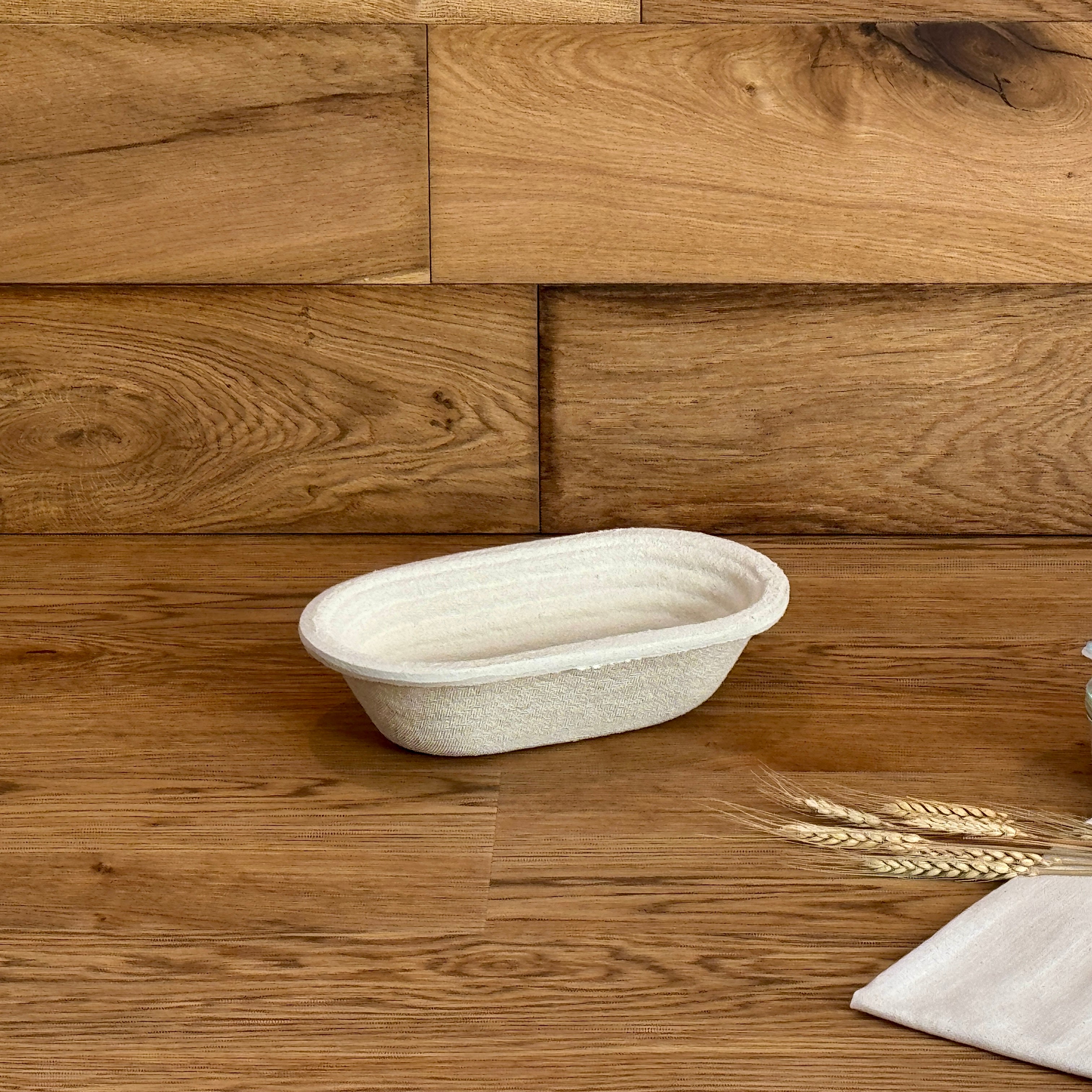 Wood Pulp Banneton Proofing Basket Oval Crease - Sourdough Supply Co.