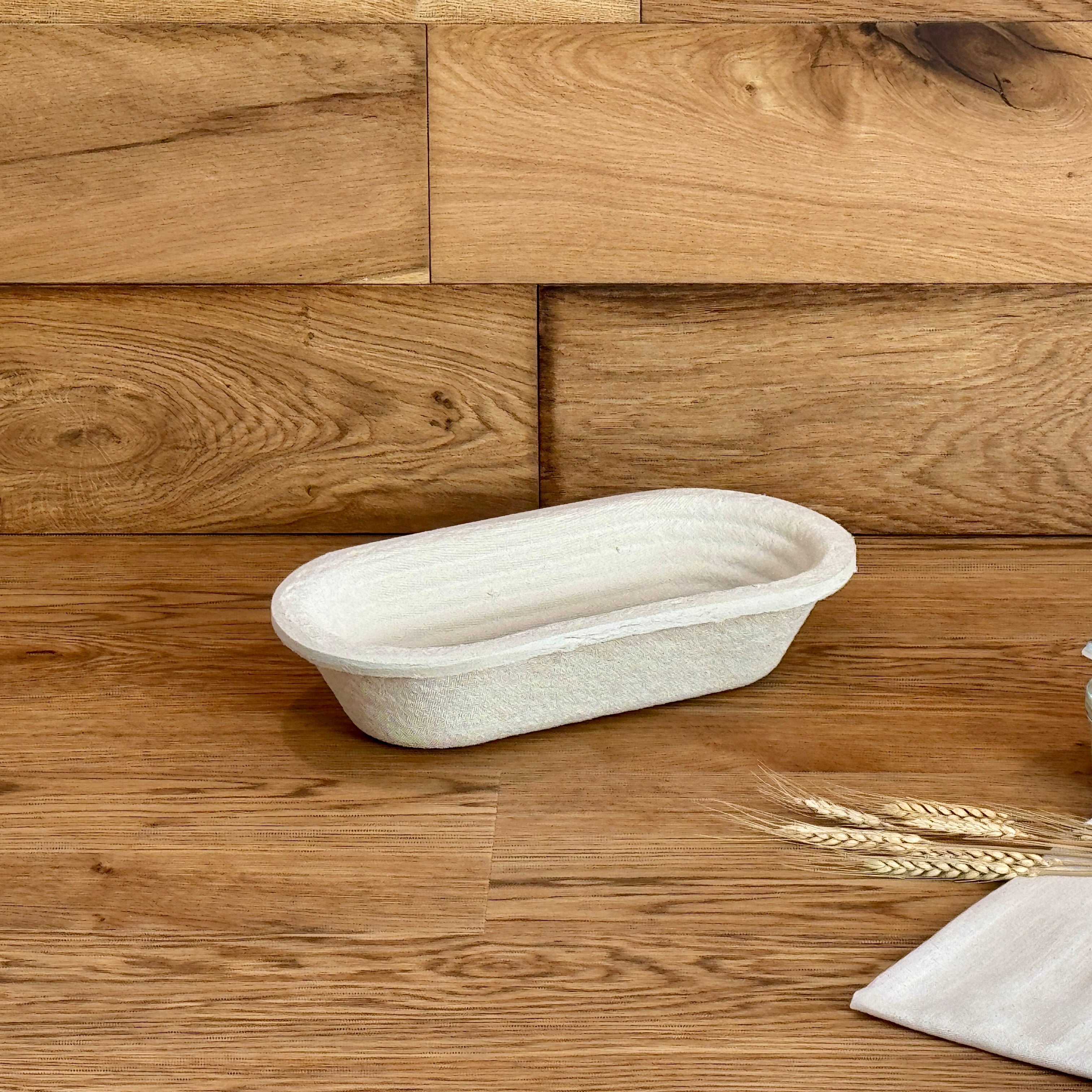 Wood Pulp Banneton Proofing Basket Oval Crease - Sourdough Supply Co.
